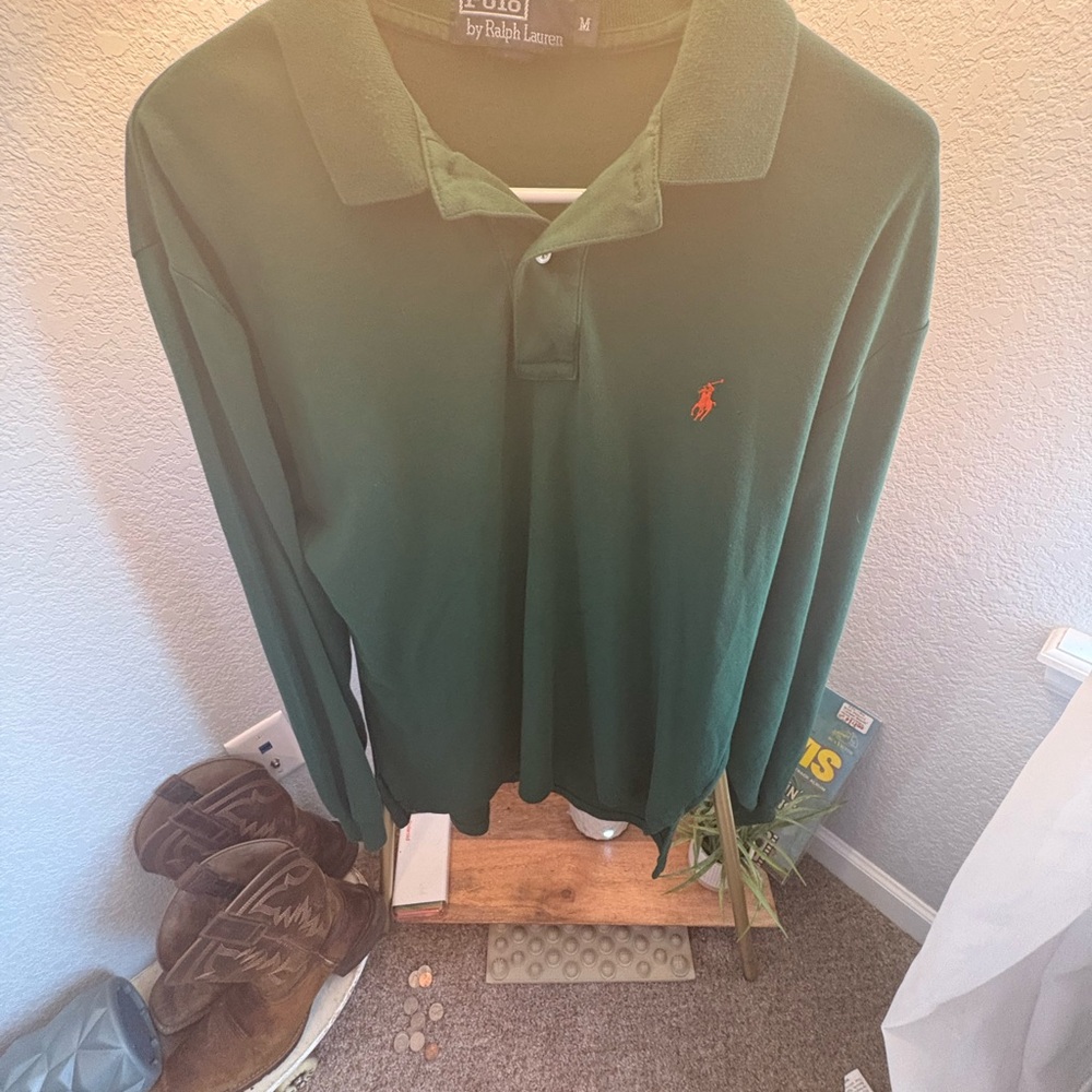 Polo by Ralph Lauren Men's Dark Green Polo Shirt